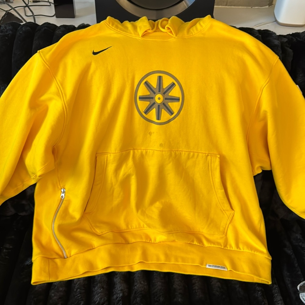 Mens Size 3XL Nike NBA City Edition Hoodie Golden State Warriors